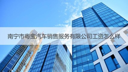 南寧市粵寶汽車銷售與日用百貨銷售行業(yè)工資對(duì)比分析
